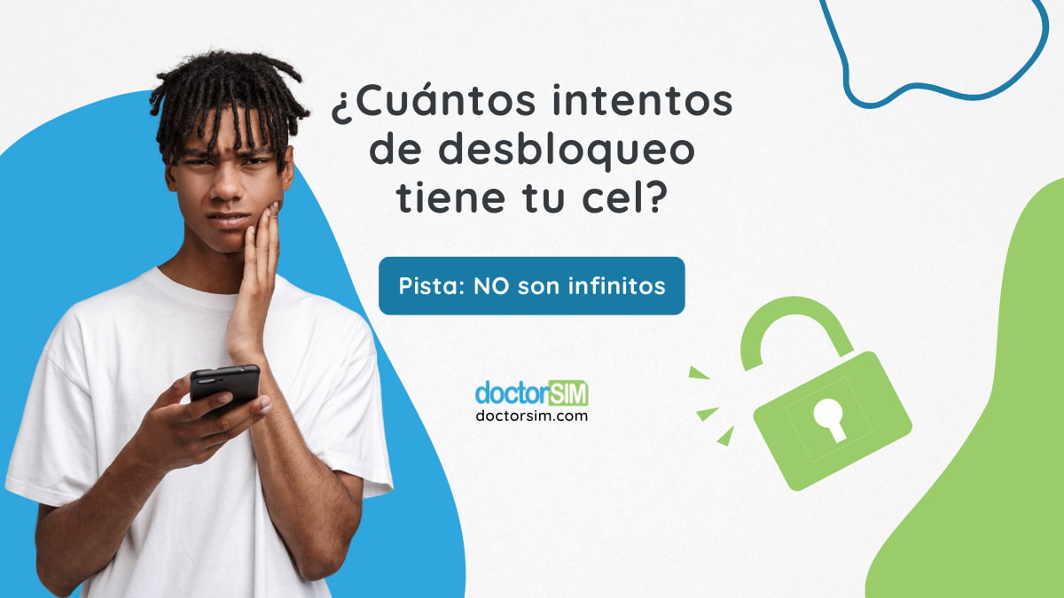 ¿Cuántos intentos de desbloqueo tiene un teléfono?
